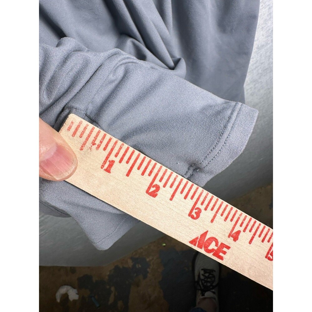 Rae Mode Gray Collared 1/4 Zip Athletic Romper Size Medium Stretch Elastic Waist - Picture 6 of 7